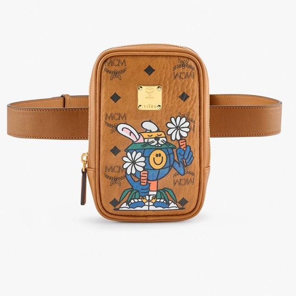 MCM Handbags - MCM x Aka Boku Klassik Belt Bag In Visetos